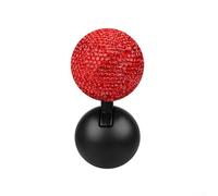 Elegante Rhinestone diseñado un botón de inicio cubierta Joystick para varios vehículos (rojo)