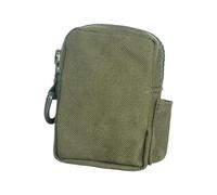 Elegante riñonera con bolsillo frontal con cremallera, práctica riñonera Oxford resistente al desgaste para ciclismo, correr, uso diario, riñonera con bolsillos con cremallera, Verde militar