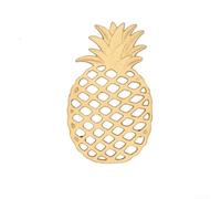 Elegante salvamanteles de hierro fundido perfecto para utensilios de cocina calientes con diseño de piña