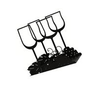 Elegante servilletero de hierro para uso en el hogar, restaurante, práctico almacenamiento de mesa y decoración, soporte para servilletas de cocina