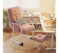 Elegante silla de salón con otomana para espacios pequeños, cómoda silla decorativa para dormitorio, sala de estar, dormitorio, patio, juego de muebles que ahorra espacio