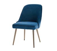 Elegante silla de terciopelo verde con patas, taburete de bar moderno para cocina, oficina u hotel, solución de asiento elegante (1 pieza)