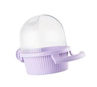 Elegante solución de alimentación para loros, comedero colgante para pájaros con perca, dispensador de alimentos para periquitos, cacatúas y otros pájaros domésticos