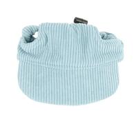 Elegante sombrero de sol para mascotas para perros y gatos, sombrero ajustable de terciopelo acanalado ligero para acampar (XS)