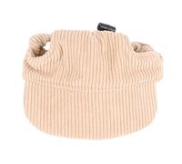 Elegante sombrero de sol para mascotas para perros y gatos, sombrero ajustable de terciopelo acanalado ligero para acampar (XS)