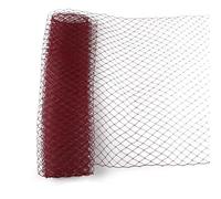 Elegante sombrero de velo de mujer de 25 cm de ancho para sombrero de fiesta para personas a, hacer declaraciones en fiestas, espectáculos en la iglesia, tela de malla para coser, de