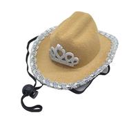 Elegante sombrero para mascotas, tocado de ganso, decoración de disfraz con tamaño ajustable para varias ocasiones y atuendo novedoso para fiestas