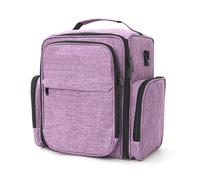 Elegante soporte de 3 compartimentos para laca de uñas, resistente al agua, perfecto para expertos en salones de belleza y usuarios, gran capacidad para almacenamiento de uñas, estuche de cosméticos