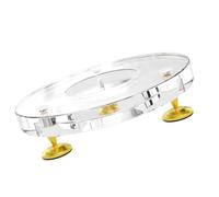 Elegante soporte de acrílico para altavoces portátiles, diseño antideslizante que reduce las resonancias, soporte de mesa acrílico