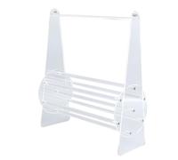 Elegante soporte de acrílico resistente para diadema, estante de exhibición de varios niveles, decoración del hogar para accesorios para el cabello y cadenas