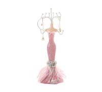 Elegante soporte de exhibición de joyas de hierro, estantes sofisticados, modelo de joyería de hierro, exhibidores de colgantes y pulseras, exhibición de zapatos
