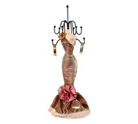 Elegante soporte de exhibición de joyas de hierro, estantes sofisticados, modelo de joyería de hierro, exhibidores de colgantes y pulseras, exhibición de zapatos