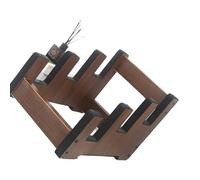 Elegante soporte de madera para guitarras de hasta 3 personas, como pieza de arte fomenta tocar modelos estándar compatibles, estante de exhibición de clasificación de instrumentos