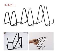 Elegante soporte de marco de fotos de bricolaje con soporte de hierro, práctico estante de exhibición para tus manualidades (4.3 pulgadas)