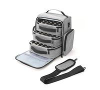 Elegante Soporte para Laca De Uñas De 3 Compartimentos Organizadores Cosméticos Resistentes Agua para Expertos Y Usuarios De Salones Estuche Contenedor para Esmalte De Uñas a Prueba De