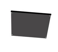 Elegante tabla de cortar de acrílico oscuro, extragruesa, 3 mm, para preparación de alimentos, cuidado de la encimera y tareas de horneado, elegante tabla de cocina