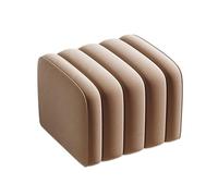 Elegante taburete caqui para el final de la cama, banco simple para sala de estar para la entrada del hogar, sofá, sala de verificación, solución de almacenamiento de color sólido, muebles que ahorran