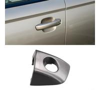 Elegante tapa de bloqueo de llave para manija de puerta compatible con A6/S6/A7/A8 de alta universalidad, fácil de instalar (blanco)