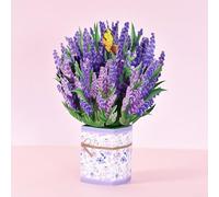 Elegante tarjeta tridimensional de flores para mamá y esposa, una manera encantadora de transmitir tus sentimientos