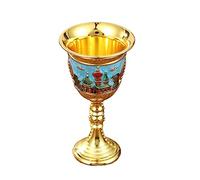 Elegante taza de cóctel con forma de flor tallada hermosa para la decoración del hogar - bebida - copa de champán creativa