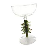 Elegante taza de cristal con tallo para helado, postre, cócteles, perfecta para Navidad, inauguraciones de casa, fiestas, regalo decorativo, cuenco de postre de vidrio para vacaciones