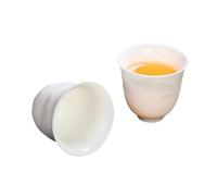 Elegante taza de degustación de té de jade con grasa de oveja de porcelana blanca, perfecta for juegos de té de Kung Fu y uso doméstico