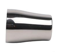 Elegante taza de enjuague de metal para el cuidado diario con construcción resistente a caídas y fácil de limpiar para la superficie en estilo compacto de tamaño plateado (adulto, 500 ml)