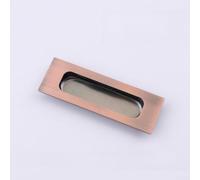 Elegante tirador de puerta integrado de acero inoxidable, diseñado para una integración perfecta con puertas de armario (cuadrado rojo antiguo)