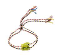 Elegante tobillera de cerámica multicolor con diseño de pez, joyería para mujer, accesorio de fiesta casual, hecho a mano con peces de cerámica, talla única, como se describe