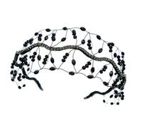 Elegante tocado de cristal con diamantes de imitación, diadema de cumpleaños para mejorar el aspecto de boda y fiesta