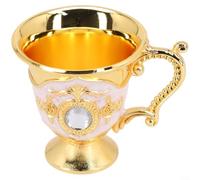 Elegante vaso de licor retro con hermoso diseño, ideal para entretener a los invitados (cientos dorados)