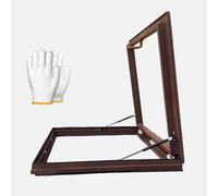 Elegante ventana de tragaluz de doble capa endurecida para techo, puerta de acceso al ático, sótano, cubierta de eje de luz, perfecta para renovación del hogar y nergética