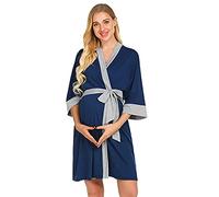Elegante vestido de maternidad para embarazo, puerperio, elegante camisón con función práctica