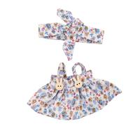 Elegante vestido de muñeca para muñecas de peluche de 17 cm con pajarita y falda ideal para regalar una muñeca