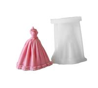 Elegante Vestido De Novia Molde De Silicona Para Crear Jabón Y Resina Proyectos De Arte Aromaterapia Molde De Vela Herramienta De Joyería Molde Resistente a Altas Temperaturas