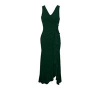 Elegante Vestido Largo de Dos Piezas Sin Mangas para Nocturna y Ocasiones Formales con Hombros Descubiertos (Green, XL)