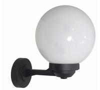 Elegante Wandleuchte Negro Blanco Bola Sombrilla IP43 E27 Melantha Fuera Lámpara