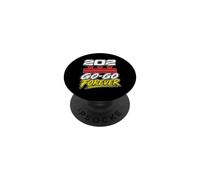 Elegante Washington DC, 202 Go-Go Music Forever PopSockets PopGrip Adhesivo