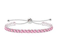 Elegante y ajustable brazalete de tenis femenino estilo bolo madre cubo Zirconia silder brazalete de cadena y4043