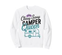 Elegante y atrevida Caravana Queen Camp My RV Vibes, Remolque para Acampar Sudadera