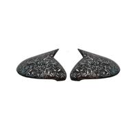 Elegante Y Con Estilo Cubierta De Retrovisor De Puerta Compatible Para VW Para Golf 7 2014 2015 2016 2017 2018 2019 2020 Negro Brillante/Patrón De Fibra De Carbono/Grano Forjado(Forged Grain)