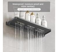Elegante y funcional estante de almacenamiento plegable perfectamente adecuado para cualquier decoración moderna de baño o cocina (A-40 cm)