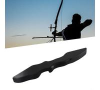 Elegante y funcional mango de arco negro desmontable elevador de madera para arqueros