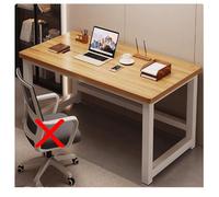 Elegante y moderno escritorio de oficina en casa, mesa de computadora compacta para juegos y escritura, estación de trabajo que ahorra espacio para aumentar la productividad en áreas pequeñas