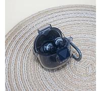 Elegante y para funda de TPU para JBL Tune para Flex 2, diseñada para la protección diaria de auriculares (gris transparente)