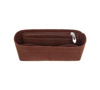 Elegante y práctica bolsa de fieltro que mantiene tus pertenencias ordenadas para bolsos de mano o bandoleras