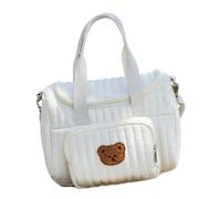 Elegante y práctica bolsa de pañales para bebé, espaciosa, organizador esencial para mamá de viaje y al aire libre