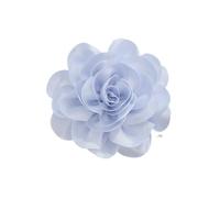 Elegante y práctico broche de tela con diseño de flores, llamativo broche de solapa de flores grandes, accesorio de rosa con clip seguro, talla única, como se describe