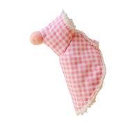 Elegante y práctico traje de pájaro a cuadros para pájaros pequeños, cómodo forro polar cálido de invierno, capa de loros, capa para ropa cálida al aire libre