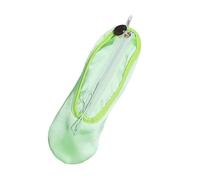 Elegante zapato de ballet bolsa de almacenamiento textura de tela para cosméticos y papelería bailarines
